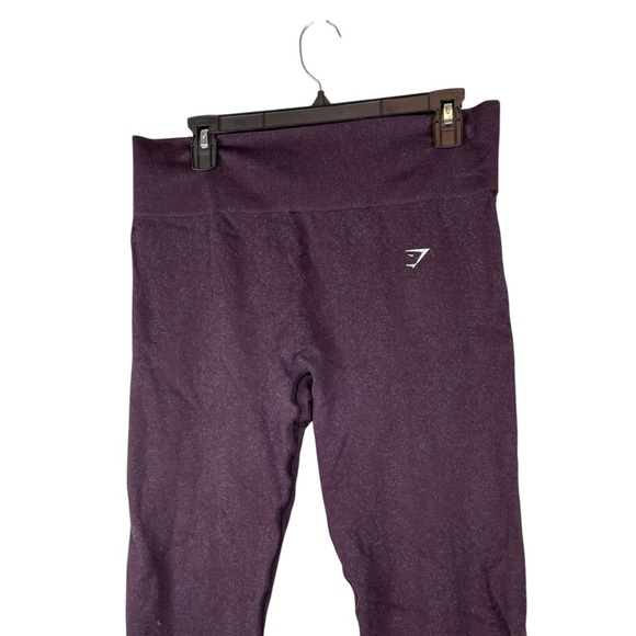 Gymshark Adapt Fleck Seamless Leggings – Brown Plum Marl, Size XXL - Picture 3 of 5